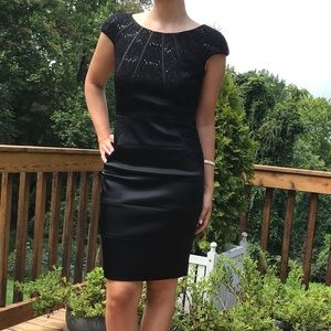 ⭐️BLACK SEQUIN CAP SLEEVE JAX DRESS⭐️ HOLIDAY